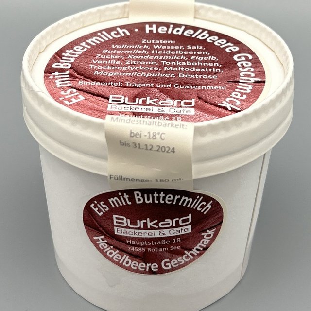 Buttermilch-Heidelbeere